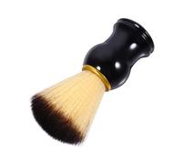 Gogogmee Nylon Beard Shaving Brush with Wooden Handle for Men Soft Foaming Tool for Gentle Exfoliation and Comfortable Wet Shave Personal Care Supply Gift for Fathers and Random Color