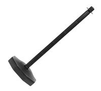 Gogogmee Outdoor Black Plastic People Control Stanchion Safety Railing Crowd Barrier for Restaurant Supermarket Exhibition Urban Shopping Center Distancing Warning Post