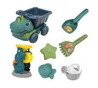 Gogogmee Outdoor Dinosaur Sand Set for Beach Play Tools Includes Excavator Rake and Scooper for Creative Sand Play for Parks and Seaside Fun