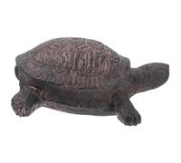 Gogogmee Outdoor Resin Key Hider Box with Realistic Turtle Design Garden Storage Safe for Spare Keys for Home Security and Outdoor Use