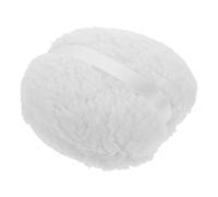 Gogogmee Oversized 6-Inch White Round Powder Puff for Body Makeup, Extra Soft Washable Dusting Applicator, Large Reusable Loose Powder Puff for and Adults
