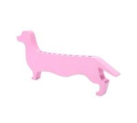 Gogogmee Paintbrush Storage Rack Dog Shaped Brush Holder Desk Organizer for Painters Holds Paint Brushes and Pencils for Art Studio Boy Girl's