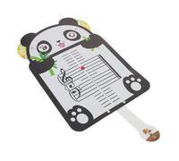 Gogogmee Panda-themed Musical Note Board for Beginners Portable Music Education Flash Cards for Five-line Staff Rhythm Training and Note Recognition Teaching Supplies