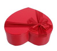 Gogogmee Paper Packaging Box Candy Container 9 Inch Heart Shape for Wedding and Proposal Decoration