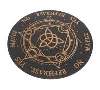 Gogogmee Pendulum Board Divination Tool with Engraved Star Design Metaphysical Altar Supplies for Witchcraft and Meditation Beginner-friendly Dowsing Accessory Gift for Spiritual Practice