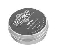 Gogogmee Peppermint Shaving Soap for Men Beard Care Deep Cleaning Formula Portable and Convenient for Home and Travel Use for Smooth Shave