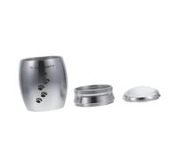 Gogogmee Pet Cremation Urn Stainless Steel Dog Paw Printed Ashes Memorial Cinerary Casket Small Sealed Keepsake for Dogs and Cats