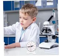 Gogogmee Pin Linkage Clock Model Educational for Students Black Clock Face Teaching Aid for Recognition Eye-hand Coordination Spatial Thinking Development Desktop Decoration