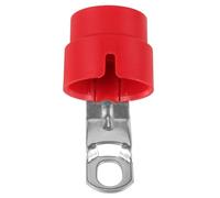 Gogogmee Pin Trailer Plug Mounting Bracket Red Fixer for Way Wiring Connector Sturdy Weather-resistant Holder for Caravan Accessories Easy No-tool Installation Compact Lightweight Design