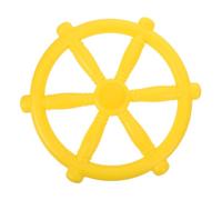 Gogogmee Pirate-themed Steering Wheel with Rounded Edges Weather-resistant Plastic Playground Accessory for Treehouse Playset and Swing Set Safe Interactive Outdoor Fun Equipment