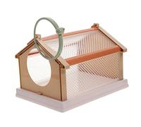 Gogogmee Plastic Insect Observation Cage for Outdoor Critter Holder with Handle for Nature Exploration and Educational Activities Habitat for Insects and More