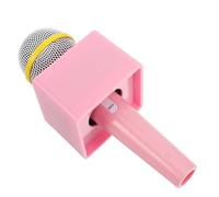 Gogogmee Plastic Simulation Microphone Prop for Boys and Girls Karaoke Pretend Play Fake Realistic Microphone Toy for Music Party Stage Performance and Birthday Party Favors