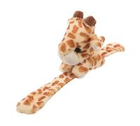 Gogogmee Plush Giraffe Slap Bracelet for Kids Fuzzy Stuffed Animal Wristband Adorable Party Accessory Cute Snap Band for Holidays and Playtime