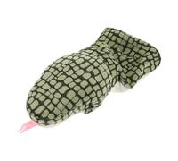 Gogogmee Plush Snake Hand Puppet with Movable Open Mouth for Interactive Role Play Safe Reusable Educational for Enhances Motor Skills and Storytelling Fun