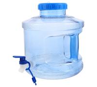 Gogogmee Portable Camping Water Container with Tap Wide Mouth Food-Grade Plastic Water Barrel Jug for Outdoor Hiking Family Picnics Controlled Flow Dispenser