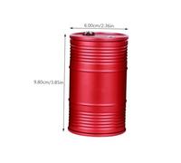 Gogogmee Portable Car Ashtray with Lid Smokeless Compact Ash Container Fit for Cup Holders Easy to Clean Non-flammable Cigarette Ash Collector for Home Office Outdoor Use Red