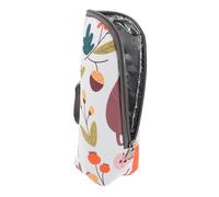 Gogogmee Portable Insulated Bottle Bag with Oxford Fabric Aluminum Thermal Liner Secure Zipper Lightweight Travel Cooler for Breastmilk Storage and Daycare Use Animal Print