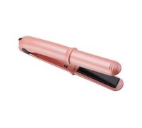 Gogogmee Portable Mini Hair Straightener and Curler USB Rechargeable Temperature Hair Styling Iron for Women and Men Sleek Straightening and Automatic Curling Tool for Travel and Home Use