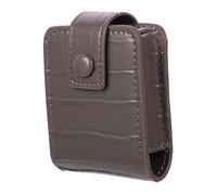 Gogogmee Portable Mini Lipstick Case with Mirror Small Makeup Pouch for Women Double Button Closure Lipstick Holder Travel Cosmetic Bag Birthday and Holidays