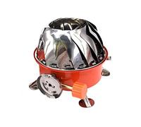 Gogogmee Portable Mini Lotus Furnace Gas Stove Windproof Outdoor Camping Cooker with Trachea for Picnic Hiking Fishing and Barbecue