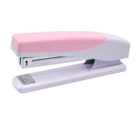 Gogogmee Portable Multi-Function Stapler with Large Capacity Ergonomic Handheld Office Stapler in Cherry Blossom Pink School and Desktop Binding Tool for Efficient Stapling and Easy Carry