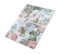Gogogmee Portable Rose Pattern Cloth Book Cover Fabric Sleeve for School Stationery Protective Notebook Wrap for Students Home and Office Use