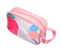 Gogogmee Portable Toiletry Bag with Handle Lightweight Small Gym and Swimming Storage Organizer for Travel Cosmetic Pouch with Smooth Zipper and Wet Dry Separation Design