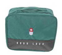 Gogogmee Portable Travel Medical Organizer Bag with Dividers Spacious Lightweight Medicine Storage Pouch for Family Outdoor Home Office School Use Ergonomic Design with Easy Zipper and