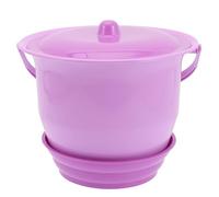 Gogogmee Portable Urinal Toilet and Practical Chamber Pot for Kids with Lid, Plastic Bed Pan for Children and Elderly, Portable Potty for Night Use and Travel Random Color