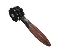 Gogogmee Portable Wooden Handheld Massage Roller Stick for Full Body Muscle Relaxation Pressure Manual Cellulite Massager with Ergonomic Natural Horn Texture for Men Women Office Fitness