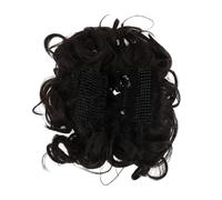 Gogogmee Practical Short Curly Hair Wig for Women Synthetic Hairpiece Hair Accessories for DIY Buns Ponytails Updos Comfortable and Stylish Volume Enhancer