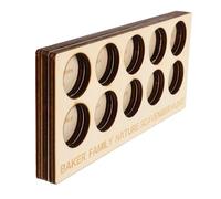 Gogogmee Premium Wood Nature Outdoor Treasure Hunting Game Board Lightweight and Portable Exploration Tool for Adults Educational Specimen and Bioexperiment Board for Camping and Teaching