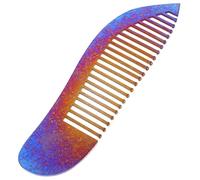 Gogogmee Professional Titanium Alloy Anti-static Hair Comb with Wide Teeth Lightweight Portable Styling Tool for Hair Cutting and Dying for Salons and Home Use