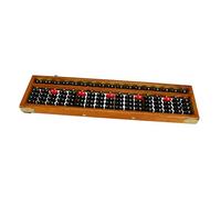 Gogogmee Professional Wooden Abacus for Vintage Column Chinese Arithmetic Tool Portable Math Counting Frame for Learning Practical Calculating Abacus