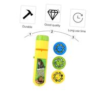 Gogogmee Projection Flashlight for Changeable Pattern Slides Educational Interactive Plaything Bright Colors Animal Zoo Design Brain Exercise and