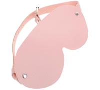 Gogogmee Pu Leather Sleep Mask for Women, Adjustable Strap Light Blocking Eye Cover for Masquerade Party, Halloween, and Cosplay Night Use, Soft Mask for Comfortable Rest