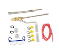 Gogogmee Quick Connect Sandblasting Gun Kit Industrial Rust Paint Removal Tool with High Pressure Washer Adapter for Automotive Parts Cleaning and Surface Restoration
