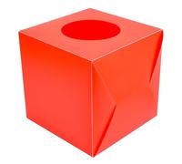 Gogogmee Red Plastic Raffle Ticket Box Sturdy Voting Donation Case for Fundraising Party Supplies Game Raffle Holder Suitable for Corporate Events and Social Gatherings