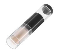 Gogogmee Refillable Press Pump Powder Brush for Travel Makeup Soft Flat Brush for Loose Pressed Powder Foundation Highlighter Go Touch-ups