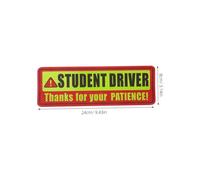 Gogogmee Reflective Student Driver Magnet Sign for Car Driver Sticker with High Visibility Night Safety for Beginners