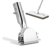 Gogogmee Replacement Mop Pole Clip with Stainless Steel 2.0mm Rotation Design, Comfortable Grip Compatible with Many Broom Heads for Home and Shopping Mall Cleaning