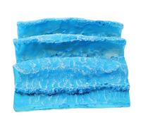 Gogogmee Resin Ocean Wave Figurine for Coastal Decor Miniature Architectural Model for Sand Table Seaside Landscaping Unique Wave Ornament for Relaxing Home and Garden Aesthetics