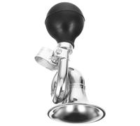 Gogogmee Retro Bike Horn Air Squeeze Loud Metal Horn for Adults and Teens Compact Bicycle Accessory with Clear Sweet Sound Fits Handlebars for Mountain Road Folding Bikes