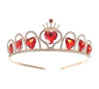 Gogogmee Retro Crystal Hair Crown Bridal Headwear Rhinestone Tiara Headdress for Wedding Guest