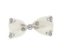 Gogogmee Rhinestone Hairpins Bow Ponytail Holders Hair Bow Clips for Styling Sparkly Water Drills for Daily Wear Party