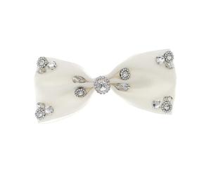 Gogogmee Rhinestone Hairpins Bow Ponytail Holders Hair Bow Clips for Styling Sparkly Water Drills for Daily Wear Party