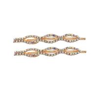 Gogogmee Rhinestones Hairpin Chic Bobby Pin Ab Crystals Women Barrette for Sparkly Hair Clips at Prom Cute Hair Accessories for Girls