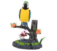 Gogogmee Robotic Bird with Realistic Parrot Sounds Interactive Electric Chirping for Responsive Touch Sensor Lightweight Nature Inspired Figurine for Indoor Outdoor Play