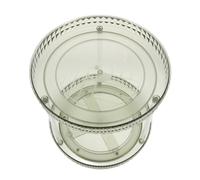 Gogogmee Rotatable Vanity Tray Turntable Organizer for Makeup Skincare Jewelry and Bathroom Supplies Non Slip Multi Purpose Storage Tray for Kitchen Countertop and Dresser