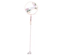 Gogogmee Round Fan Bookmarker Chinese Style Metal Bookmark with Handheld Fan Design for Reading Studying and Collecting Novelty for Birthdays and Holidays
